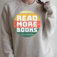 Read More Books Retro Vintage Book Lover Raglan Sleeve Sweatshirt Heather Forest Read More Books Retro Vintage Book Lover Raglan Sleeve Sweatshirt Heather Forest