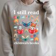 I Still Read Children’s Books Books Lover Reading Raglan Sleeve Sweatshirt Heather Forest