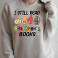 I Still Read Children's Books Raglan Sleeve Sweatshirt Heather Forest