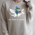 We Read At Dawn Bookish Frog Wizard Reading Raglan Sleeve Sweatshirt Heather Forest We Read At Dawn Bookish Frog Wizard Reading Raglan Sleeve Sweatshirt Heather Forest