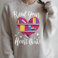 Read Your Heart Out Adorable Idea 4 Book Lovers Raglan Sleeve Sweatshirt Heather Forest Read Your Heart Out Adorable Idea 4 Book Lovers Raglan Sleeve Sweatshirt Heather Forest
