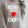 Read Your Heart Out Book Reading For Women & Men Raglan Sleeve Sweatshirt Heather Forest Read Your Heart Out Book Reading For Women & Men Raglan Sleeve Sweatshirt Heather Forest