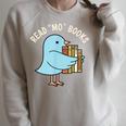 Read Mo Books Cute Bird Reading Kids Book Lover Raglan Sleeve Sweatshirt Heather Forest Read Mo Books Cute Bird Reading Kids Book Lover Raglan Sleeve Sweatshirt Heather Forest