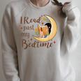 I Read Past My Bedtime Book Lover Raglan Sleeve Sweatshirt Heather Forest