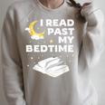 I Read Past My Bedtime Shirts For Book Reader Raglan Sleeve Sweatshirt Heather Forest