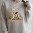 Read In Peace Skeleton Reading Book Halloween Bookish Raglan Sleeve Sweatshirt Heather Forest Read In Peace Skeleton Reading Book Halloween Bookish Raglan Sleeve Sweatshirt Heather Forest
