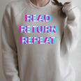 Read Return Repeat Bookworm Reading Teacher Librarian Book Raglan Sleeve Sweatshirt Heather Forest Read Return Repeat Bookworm Reading Teacher Librarian Book Raglan Sleeve Sweatshirt Heather Forest