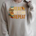Read Return Repeat Cute Librarian Library Worker Book Lovers Raglan Sleeve Sweatshirt Heather Forest Read Return Repeat Cute Librarian Library Worker Book Lovers Raglan Sleeve Sweatshirt Heather Forest