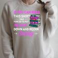 If You Can Read This Shirt I Was Forced To Put My Book Down Raglan Sleeve Sweatshirt Heather Forest If You Can Read This Shirt I Was Forced To Put My Book Down Raglan Sleeve Sweatshirt Heather Forest