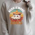 Read S'More Book Marshmallow Book Reading Lover Raglan Sleeve Sweatshirt Heather Forest