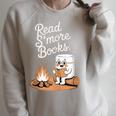 Read S'More Books Camping Outdoors Reading Campfire Smores Raglan Sleeve Sweatshirt Heather Forest Read S'More Books Camping Outdoors Reading Campfire Smores Raglan Sleeve Sweatshirt Heather Forest