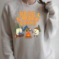 Read S'More Books Camping Outdoors Travel Campfire Smores Raglan Sleeve Sweatshirt Heather Forest Read S'More Books Camping Outdoors Travel Campfire Smores Raglan Sleeve Sweatshirt Heather Forest