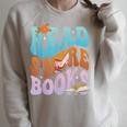 Read S'More Books Cute Campfire For Book Love Raglan Sleeve Sweatshirt Heather Forest