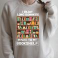 Reader For a Book Lover Raglan Sleeve Sweatshirt Heather Forest