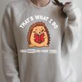 Reader Book Worm Lover Reading Club Raglan Sleeve Sweatshirt Heather Forest