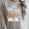 Readerrat Books Die Tut Nix Die Will Nur Lesen Raglan Sleeve Sweatshirt Heather Forest Readerrat Books Die Tut Nix Die Will Nur Lesen Raglan Sleeve Sweatshirt Heather Forest