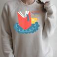 Readers Gonna Read Book Lover Coffee Lazy Weekend Raglan Sleeve Sweatshirt Heather Forest