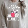 Readers Are Leaders Book Reading Raglan Sleeve Sweatshirt Heather Forest Readers Are Leaders Book Reading Raglan Sleeve Sweatshirt Heather Forest