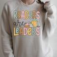 Readers Are Leaders Reading Book Lovers Teacher Women Kids Raglan Sleeve Sweatshirt Heather Forest Readers Are Leaders Reading Book Lovers Teacher Women Kids Raglan Sleeve Sweatshirt Heather Forest