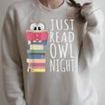 Reading Book Bookworm Kawaii Library Just Read Owl Night Raglan Sleeve Sweatshirt Heather Forest Reading Book Bookworm Kawaii Library Just Read Owl Night Raglan Sleeve Sweatshirt Heather Forest