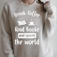 Reading Book Literature Library T-Shirt Raglan Sleeve Sweatshirt Heather Forest