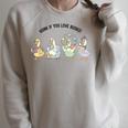 Reading Book Lover Raglan Sleeve Sweatshirt Heather Forest