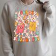 Reading Book Lover School Librarian Hooray It's Library Day Raglan Sleeve Sweatshirt Heather Forest