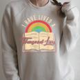 Reading Books Read Library Nerd Geek Literature Bookworm Raglan Sleeve Sweatshirt Heather Forest