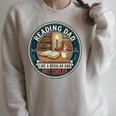 Reading Dad Books Coffee Library Relax Hobby Father's Day Raglan Sleeve Sweatshirt Heather Forest Reading Dad Books Coffee Library Relax Hobby Father's Day Raglan Sleeve Sweatshirt Heather Forest
