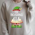 Reading Elf Family Matching Group Christmas Books Raglan Sleeve Sweatshirt Heather Forest Reading Elf Family Matching Group Christmas Books Raglan Sleeve Sweatshirt Heather Forest