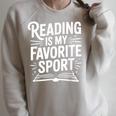 Reading Is My Favorite Sport Book Lover Raglan Sleeve Sweatshirt Heather Forest Reading Is My Favorite Sport Book Lover Raglan Sleeve Sweatshirt Heather Forest