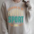 Reading Is My Favorite Sport Book Lover Reading Teacher For Men Women Kids Raglan Sleeve Sweatshirt Heather Forest