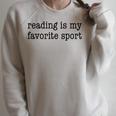 Reading Is My Favorite Sport Bookish Book Reader Raglan Sleeve Sweatshirt Heather Forest Reading Is My Favorite Sport Bookish Book Reader Raglan Sleeve Sweatshirt Heather Forest