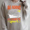 Reading Is My Favorite Sport Bookworm Book Reading Raglan Sleeve Sweatshirt Heather Forest Reading Is My Favorite Sport Bookworm Book Reading Raglan Sleeve Sweatshirt Heather Forest