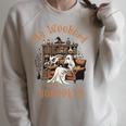 Reading Ghost Halloween Library Weekend Book Lovers Women Premium Tri-Blend Raglan Sleeve Sweatshirt Heather Forest
