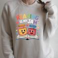 Reading Is My Jam Book Lover Humor Raglan Sleeve Sweatshirt Heather Forest Reading Is My Jam Book Lover Humor Raglan Sleeve Sweatshirt Heather Forest
