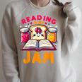 Reading Is My Jam Book Lover Kids Teacher Raglan Sleeve Sweatshirt Heather Forest Reading Is My Jam Book Lover Kids Teacher Raglan Sleeve Sweatshirt Heather Forest