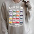 Reading Is My Jam Book Lover Pun Librarian Bookworm Premium Tri-Blend Raglan Sleeve Sweatshirt Heather Forest Reading Is My Jam Book Lover Pun Librarian Bookworm Premium Tri-Blend Raglan Sleeve Sweatshirt Heather Forest