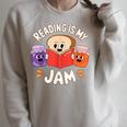 Reading Is My Jam Bookworm Book Librarian Raglan Sleeve Sweatshirt Heather Forest Reading Is My Jam Bookworm Book Librarian Raglan Sleeve Sweatshirt Heather Forest