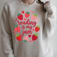 Reading Is My Jam I Love To Read Books Lover Girl Raglan Sleeve Sweatshirt Heather Forest Reading Is My Jam I Love To Read Books Lover Girl Raglan Sleeve Sweatshirt Heather Forest
