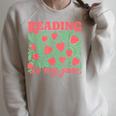 Reading Is My Jam Strawberry Bookish Book Lover Reader Nerd Raglan Sleeve Sweatshirt Heather Forest Reading Is My Jam Strawberry Bookish Book Lover Reader Nerd Raglan Sleeve Sweatshirt Heather Forest