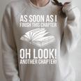 Reading Just One More Chapter Book Lover Raglan Sleeve Sweatshirt Heather Forest Reading Just One More Chapter Book Lover Raglan Sleeve Sweatshirt Heather Forest