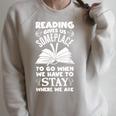 Reading Library Literature Read Books Lover Reader Raglan Sleeve Sweatshirt Heather Forest Reading Library Literature Read Books Lover Reader Raglan Sleeve Sweatshirt Heather Forest