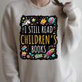 Reading Love Teacher Banned Book Day Reading Bookworm Lovers Raglan Sleeve Sweatshirt Heather Forest