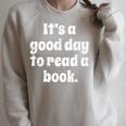 Reading Men Women Kids It's A Good Day To Read A Book Raglan Sleeve Sweatshirt Heather Forest Reading Men Women Kids It's A Good Day To Read A Book Raglan Sleeve Sweatshirt Heather Forest