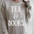 Reading Quote Tea & Books Reader Librarian Tea Drinker Raglan Sleeve Sweatshirt Heather Forest Reading Quote Tea & Books Reader Librarian Tea Drinker Raglan Sleeve Sweatshirt Heather Forest