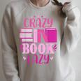 Reading Reader Crazy Book Lady English Teacher Raglan Sleeve Sweatshirt Heather Forest Reading Reader Crazy Book Lady English Teacher Raglan Sleeve Sweatshirt Heather Forest
