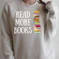 Reading Reader Read More Books Librarian Literature Teacher Raglan Sleeve Sweatshirt Heather Forest