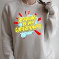Reading Is My Superpower For a Book Lovers Readers Reading Raglan Sleeve Sweatshirt Heather Forest