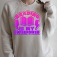 Reading Is My Superpower Graphic Book T-Shirt Raglan Sleeve Sweatshirt Heather Forest Reading Is My Superpower Graphic Book T-Shirt Raglan Sleeve Sweatshirt Heather Forest